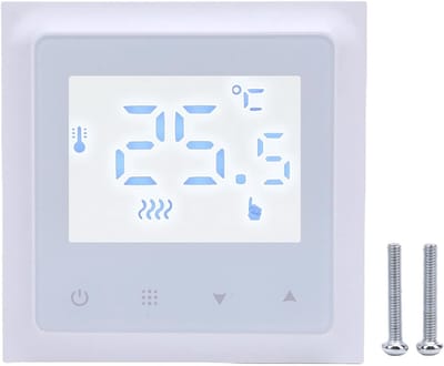 Digitale thermostaat - Slimme regelaar - Comfort thuis - WiFi afstandsbediening - 10 x 10 x 7 cm - Wit