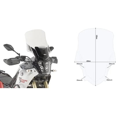 Motorfietsbel Givi Yamaha Ténéré 700 (2019 À 2020)