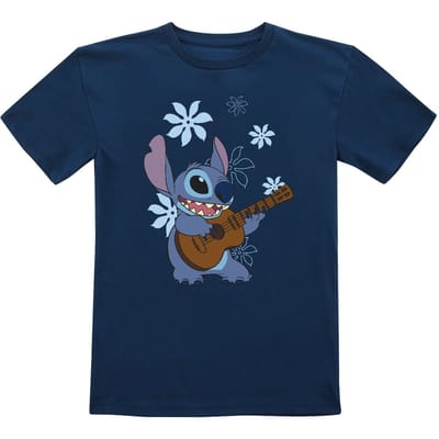 Lilo & Stitch - Disney T-shirt voor kinderen - Kids - Rainbow - voor Kinderen - blauw