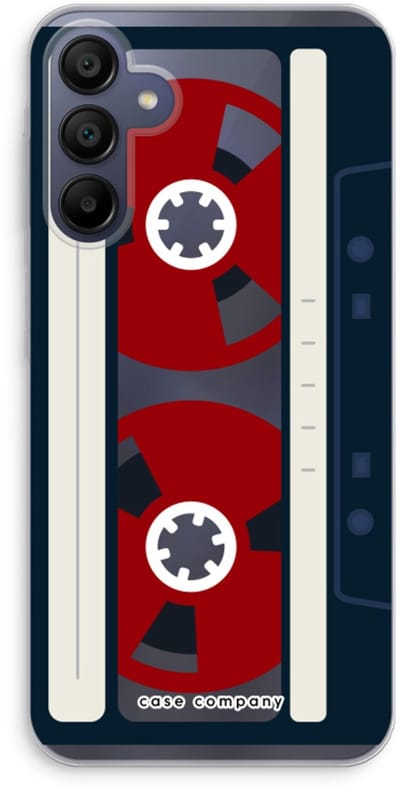Case Company® - Hoesje geschikt voor Samsung Galaxy A15 hoesje - Here's your tape - Soft Cover Telefoonhoesje - Bescherming aan alle Kanten en Schermrand