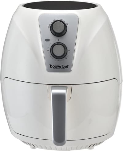 Friteuse zonder olie - Airfryer hetelucht - Gezond bakken - Snelle bereiding - 3 Liter - Wit