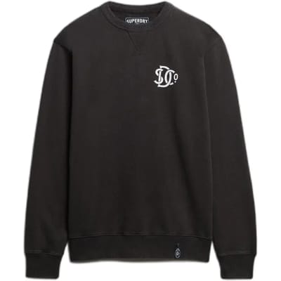 Superdry The Merchant Store Graphic Sweatshirt Black Grootte: XL