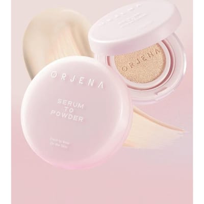Orjena Serum To Powder Cushion 14g N25 tan