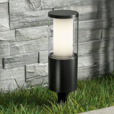Fumagalli LED grondspies lamp Carlo in zwart 25cm 3,5W CCT