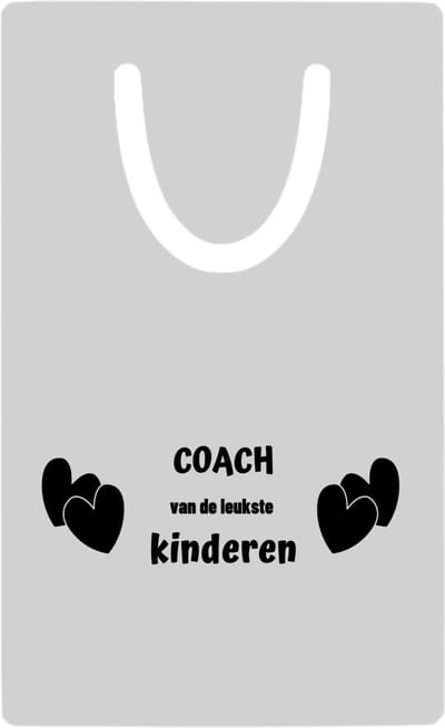 Hacebo® - coach van de leukste kinderen metalen boekenlegger - Coach - de leukste coach - verjaardag - cadeautje voor coach - kado - geschenk Bladwijzer boekenleggers - 7.6 cm x 5cm