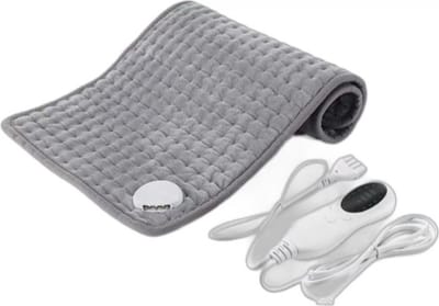 Elektrisch deken -Elektrisch warmtekussen - Warmtekussen voor Rug, Voeten, Nek, Schouders, Buik - 40 x 30 cm - Automatische uitschakeling - Grijs