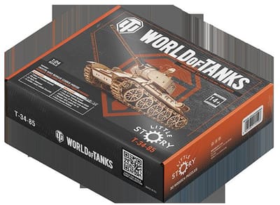 Little Story WOT Drewniane Puzzle Model 3D - Czołg T-34-85