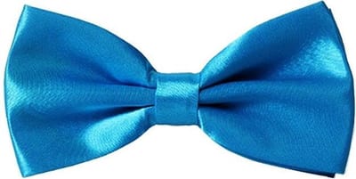 Fako Fashion® - Kinder Vlinderstrik - Vlinderdas - Effen - 10cm - Blauw
