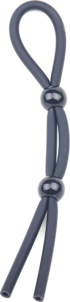 Dubbele Cockring Verstelbaar Zwart - Penisring - Stimulerend voor mannen - Spannend voor koppels - Sex speeltjes - Sex toys - Erotiek - Sexspelletjes voor mannen en vrouwen – Seksspeeltjes - cockring man - cockringen - Cock ring