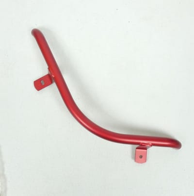 Tube Protection bas caisse G pour scooter Peugeot 50 Metal X 749607RH Rouge Neuf