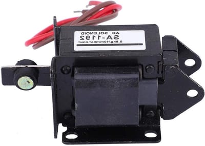 Push-pull elektromagneet 230V voor eenvoudige installatie - 10mm slag en lage wrijving voor civiele machines