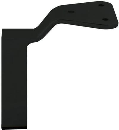 Stalen meubelpoot zwart vierkant 3 bij 3 cm en hoogte 15 cm - Set van 4 stuks