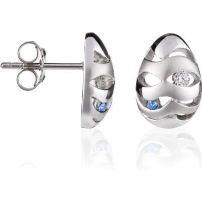 Orphelia Dames 925 Sterling Zilveren Oorbellen - Zilver ZO-5910