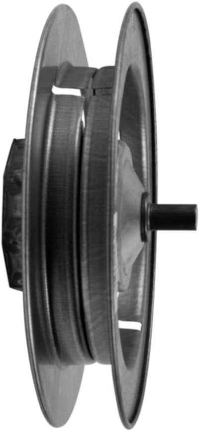 Metalen Katrol - Rolluikonderdeel - Rolluik Reparatie - Voor Maxi Rolluik - 18cm Diameter - Grijs