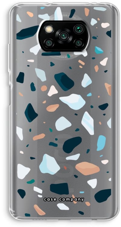 Case Company® - Hoesje geschikt voor Poco X3 Pro hoesje - Terrazzo N°13 - Soft Cover Telefoonhoesje - Bescherming aan alle Kanten en Schermrand