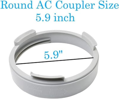 Afvoerslangadapter voor Draagbare Airconditioning - 150 mm Slangaansluiting