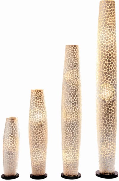 Lamp handgemaakte Decoratie Vloerlamp Design woonkamer slaapkamer apollo turtle white capiz parelmoer schelp 150 cm
