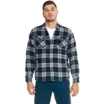 Onderhemd Leone 1947 Man Shirt With Sherpa Lifestyle