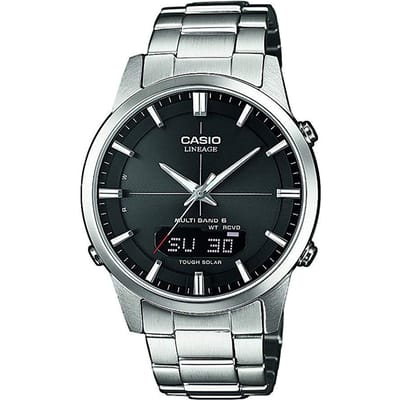 Casio Radio controlled LCW-M170D-1AER Herenhorloge 40 mm - Zilverkleurig