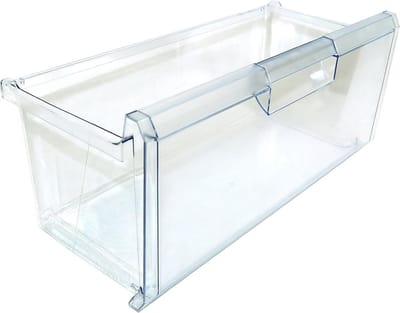 Vriezerlade - Onderste lade - Apparaat Reparatie - Origineel Onderdeel - 1x1x1 cm - Transparant