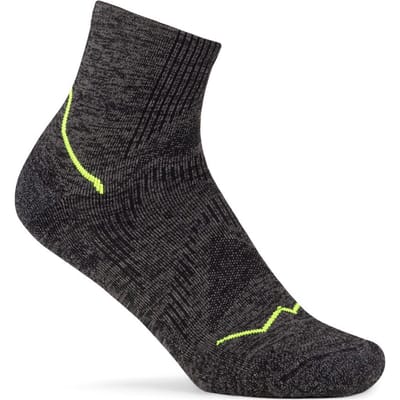 Buff Dryflx Quarter  Hardloopsokken Unisex-zwart