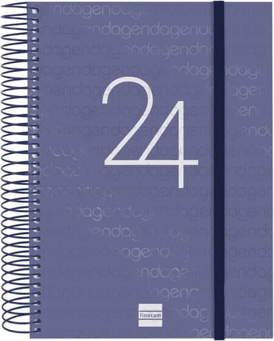 Agenda 2024 Spiraalgebonden Dagplanner Januari t/m December 12 Maanden