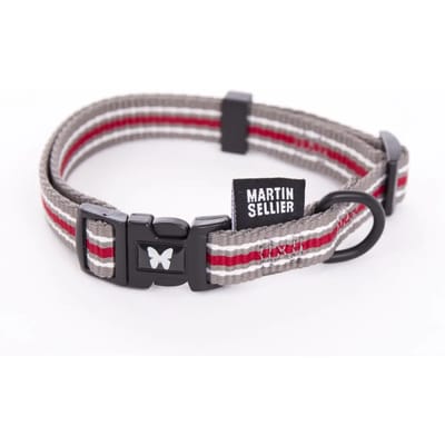 Verstelbare hondenhalsband trio Martin Sellier XS