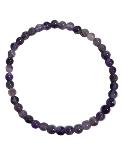 Amethist kralenarmband 4mm