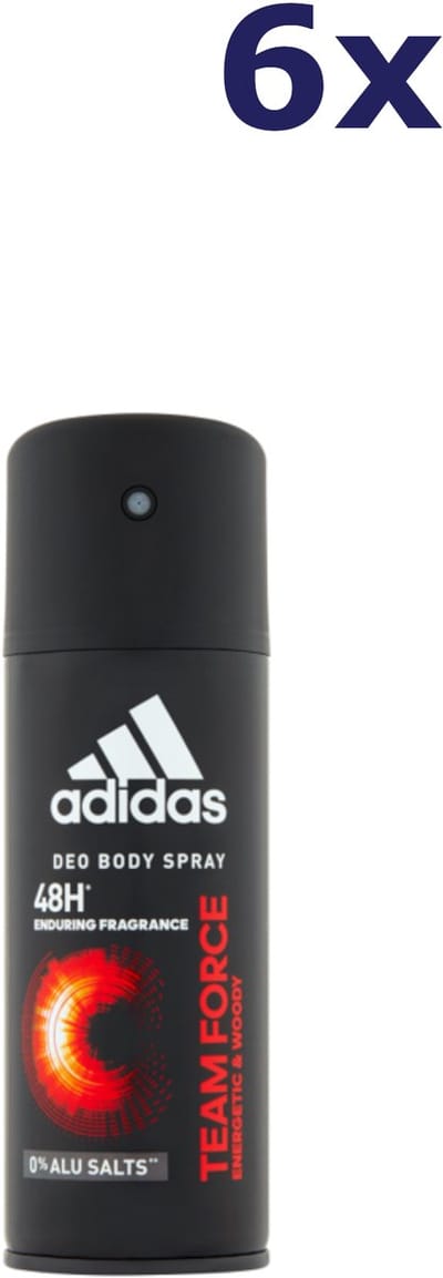 Adidas Deodorant spray Team Force 6 x 150 ml