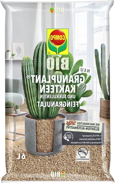 Plantaardige Korrels - Cactus Grond - Planten Verzorgen - 100% Natuurlijk - 6 Liter - Grijs Beige