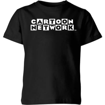 Cartoon Network Logo Kids' T-Shirt - Black - 98/104 (3-4 jaar)
