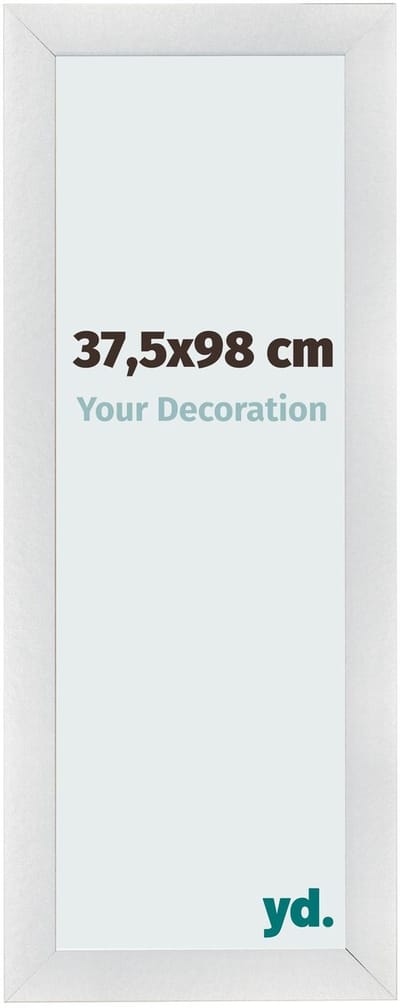 Your Decoration - Fotolijst 37,5x98 cm - MDF - Zilver Mat - Pisa