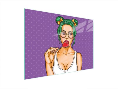 TMK ArtDeko Serie - Snijplank van Glas - 40x30 cm - Antislip - UV Print