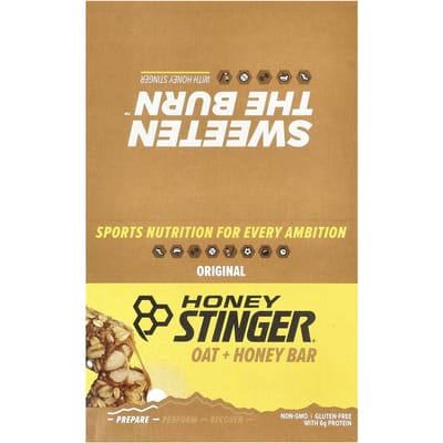 Honey Stinger, Barre Avoine + Miel, Original, 12 barres, 42 g (1.48 oz) chaque