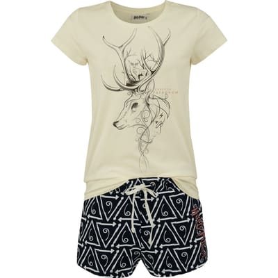 Harry Potter Pyjama - Patronus - S tot 3XL - voor Vrouwen - meerkleurig