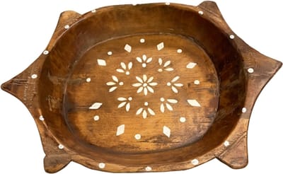Houten kom - Oud Hout - 35x10