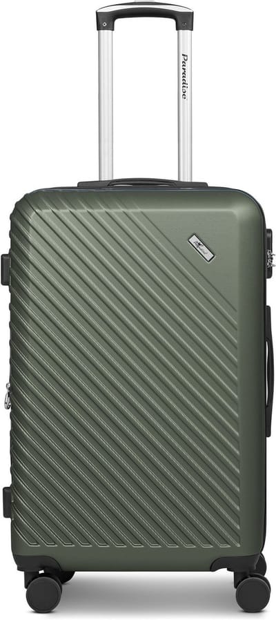 CHECK.IN Paradise 2.0 4 wielen Trolley M 68 cm met uitbreidingsplooi - Harde bagage - Combinatieslot - olive