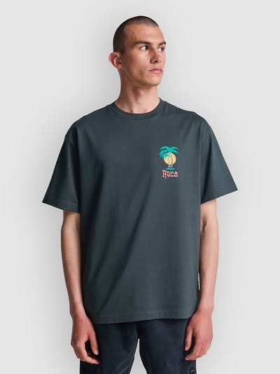 RVCA Frond Mural T-Shirt zwart