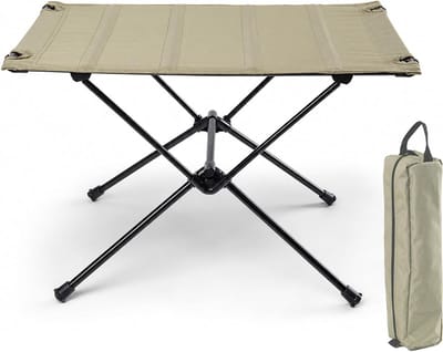 Opvouwbare campingtafel - Klaptafel outdoor - Kamperen en picknicken - Lichtgewicht met draagtas - 60 x 40 x 39.5 cm
