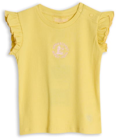4PRESIDENT T-shirt meisjes - Sunshine - Maat 74 - Meiden shirt