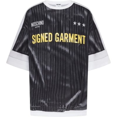 T-shirt man Moschino Jeans - T-shirt bio katoen jersey - n.d.