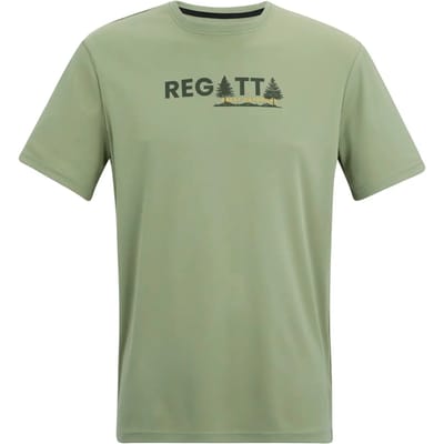 Heren Fingal T-shirt met korte mouwen en gemêleerde print
