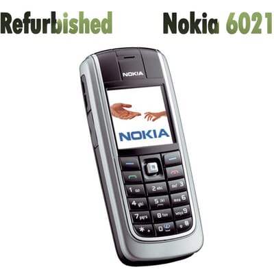 Gerenoveerde Nokia Ontgrendeld Originele Nokia 6021 Mobiele Telefoon Met 1 SIM 1 Battery 1 Charger zwart