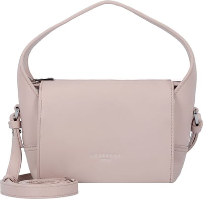 LIEBESKIND BERLIN Leren Handtas Schoudertas Lou 2 Calf Optic Hobo Bag Rosé Roze