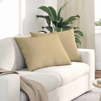 vidaXL - Zitkussens - 2 - pcs - Grijs - Groen - 70 - x - 50 - cm - Corduroy - stof