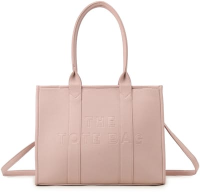 Damestas - The Tote Bag XL – Roze - Shopper - Schooltas - Laptoptas - Werktas – Met Binnenvakken – 40×29×16 cm