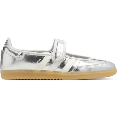 Adidas Samba Sneakers Dames - Zilver - Maat 39 1/3 - Leer