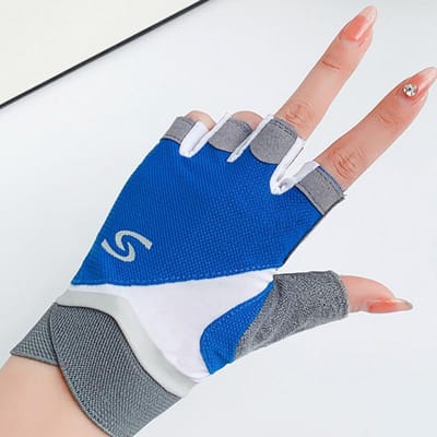 Fitness Half Vinger Handschoenen Dames Half Vinger Sport Zomer Dun Hoge Kwaliteit Duurzame Constructie Stijlvol Ontwerp Praktisch Dagelijks Gebruik L