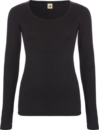 Ten Cate thermo long sleeve zwart voor Dames | Maat S