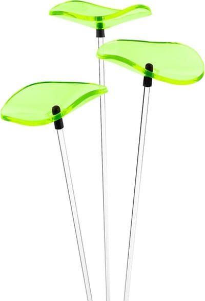 Cazador Del Sol Zonnevangers - tuin decoratie voor buiten - Lucille Ø80mm x 26cm Groen Set3